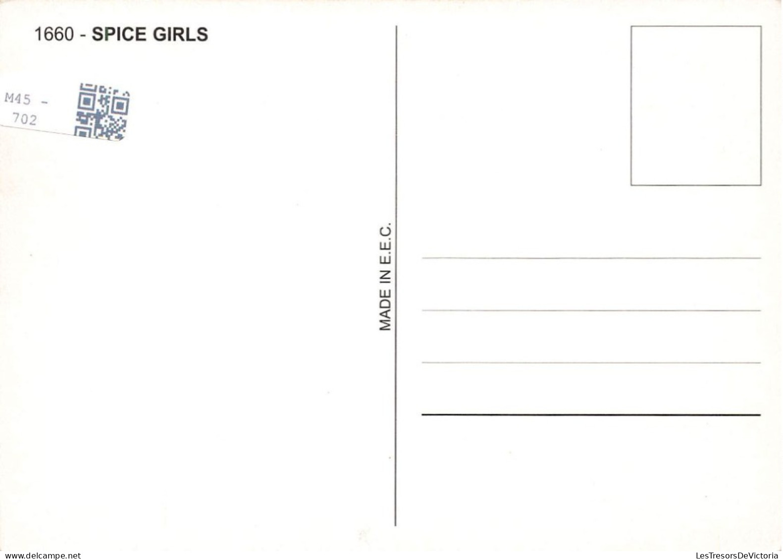 CELEBRITES - Spice Girls - Colorisé - Carte Postale - Singers & Musicians