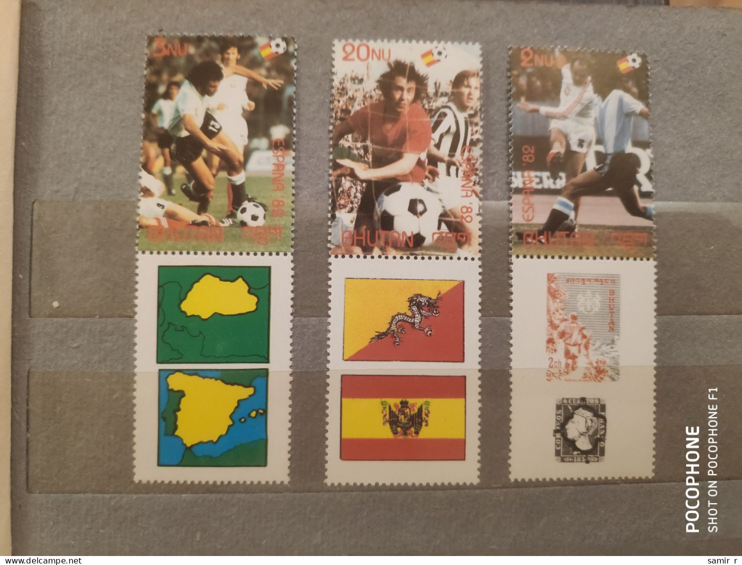 1982	Bhutan	Football (F84) - Bhoutan