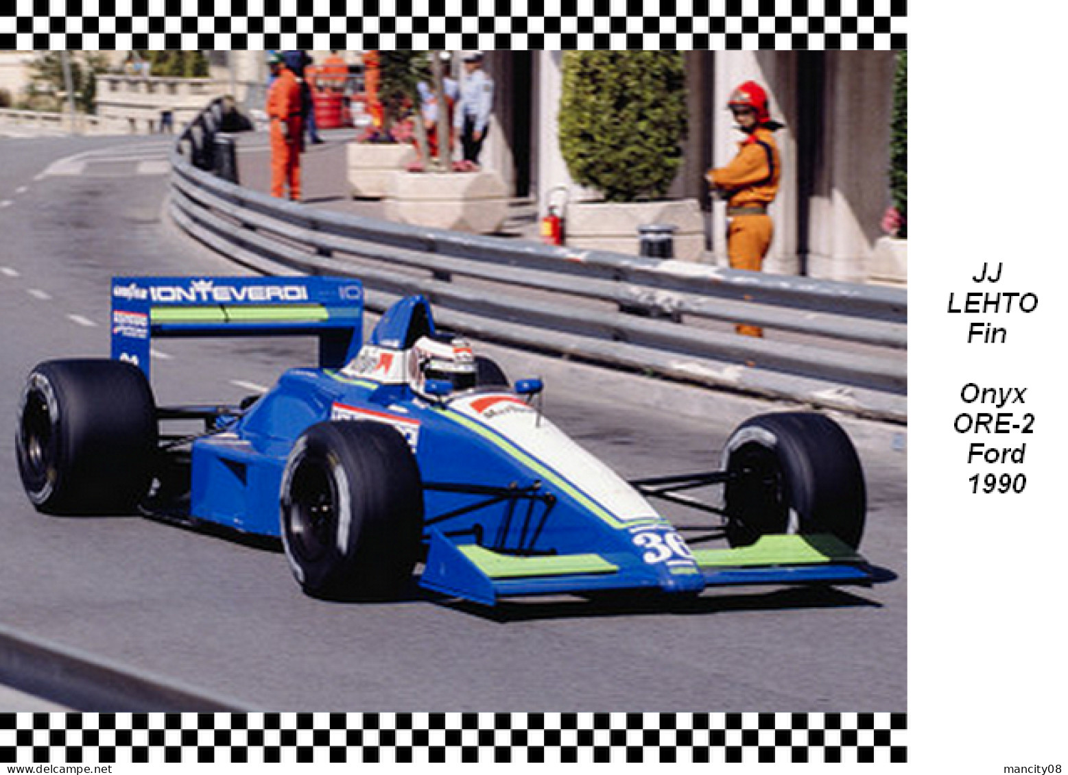 JJ  Lehto  -  Onyx  ORE-2  1990 - Grand Prix / F1