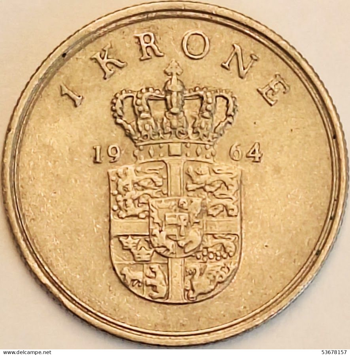 Denmark - Krone 1964, KM# 851.1 (#3777) - Danemark