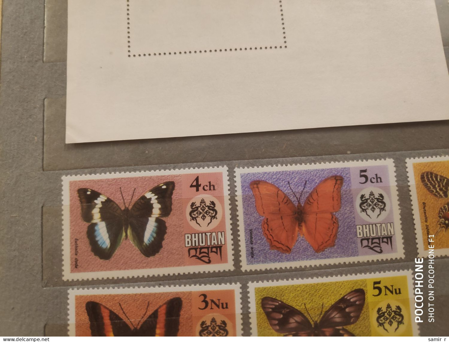 Bhutan	Butterflies (F84) - Bhoutan