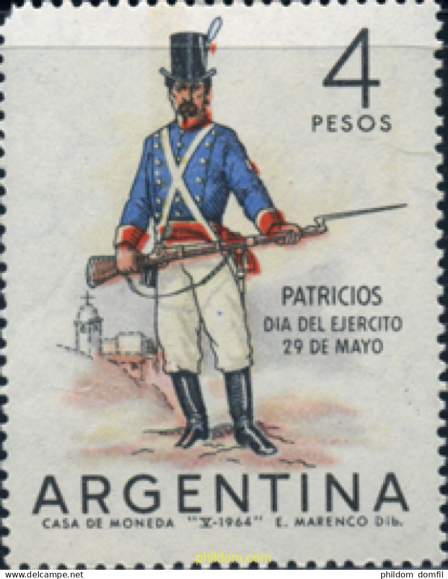 726978 MNH ARGENTINA 1964 DIA DEL EJERCITO - Ungebraucht