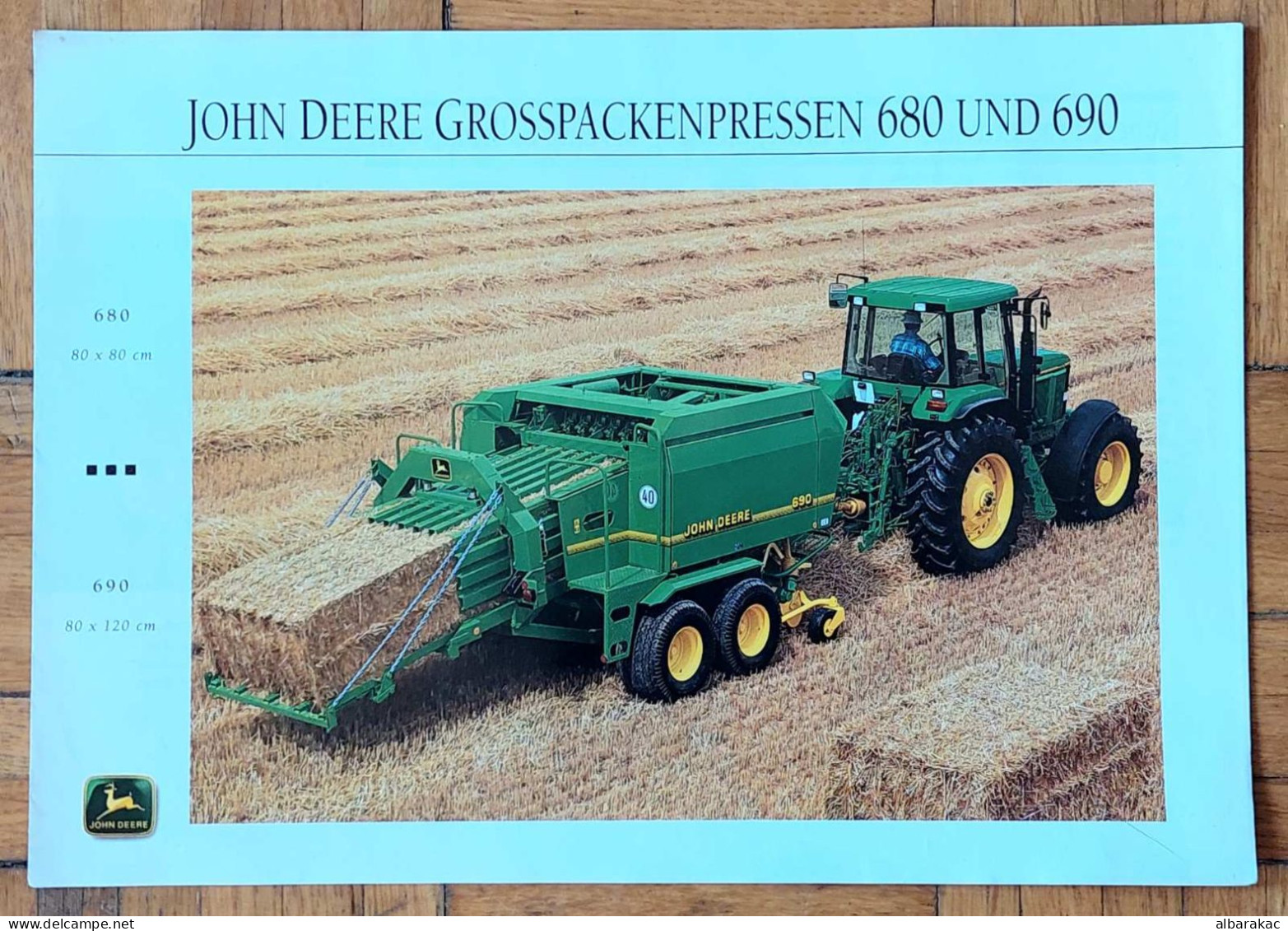 Advertising Catalog Tractor John Deere Grosspack - Tracteurs