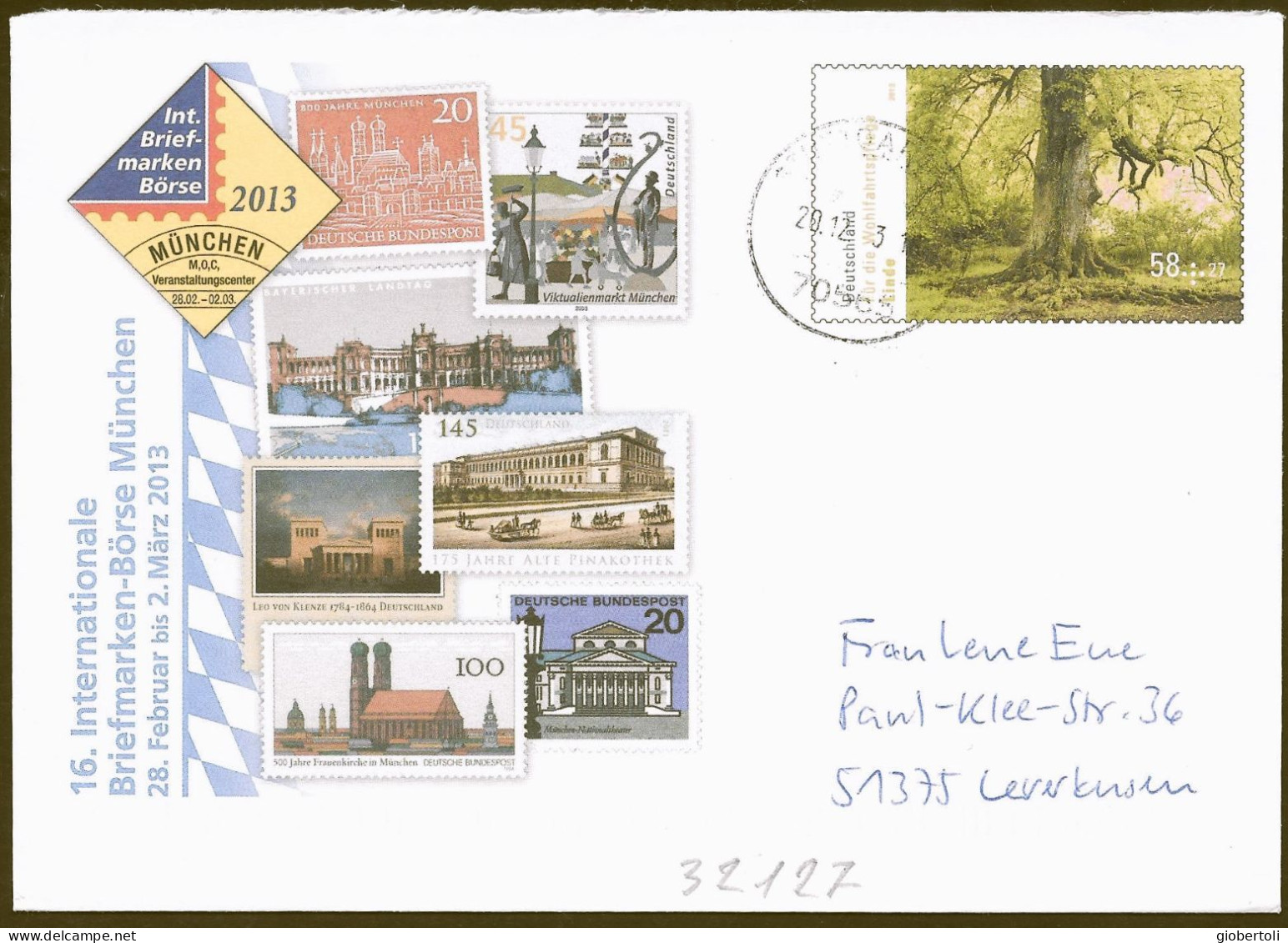 Germania/Germany/Allemagne: Intero, Stationery, Entier, Albero, Tree, Arbre - Trees