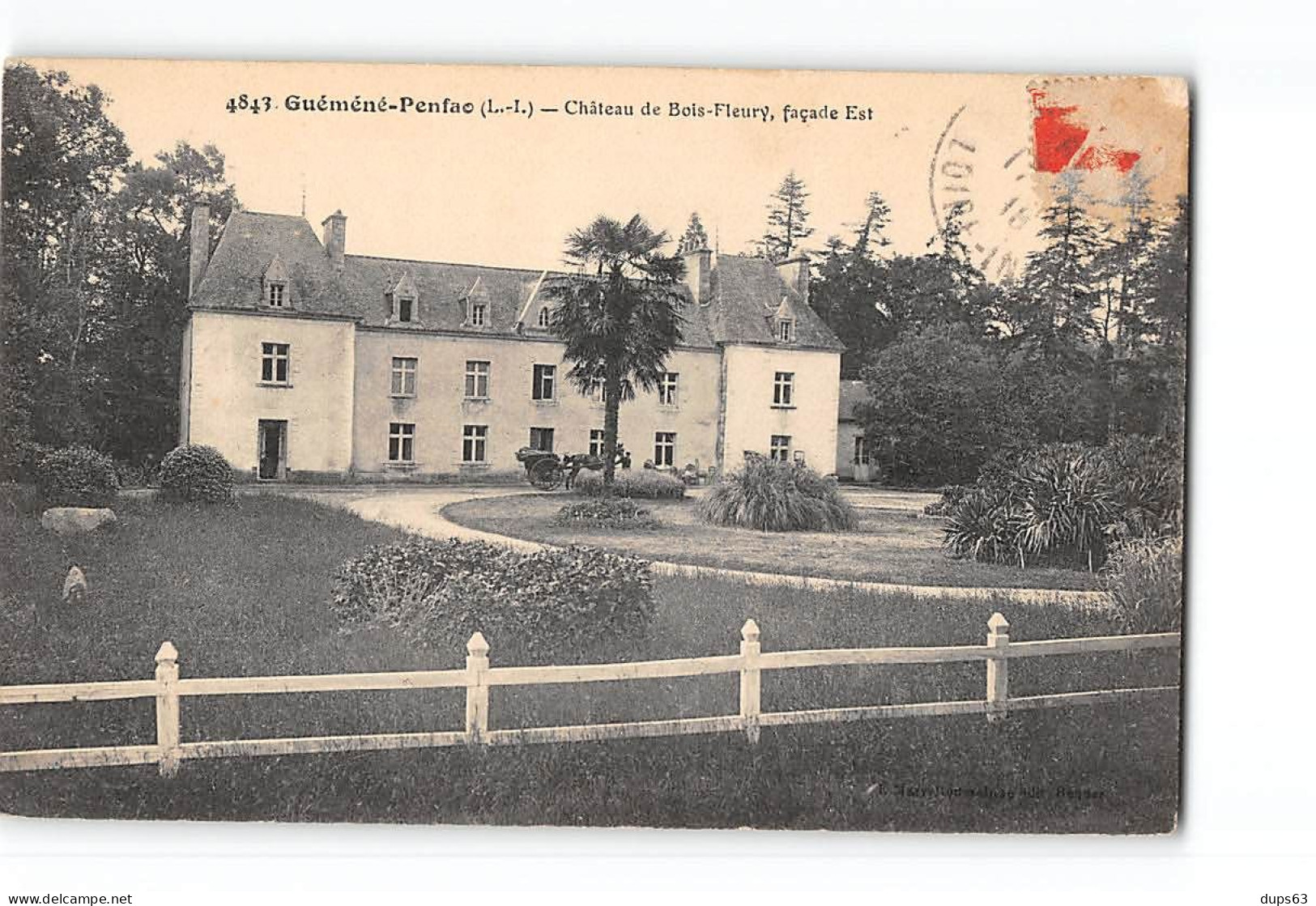 GUEMENE PENFAO - Château De Bois Fleury - Très Bon état - Guémené-Penfao