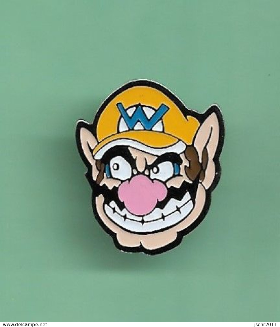 Pin's NINTENDO *** WARIO *** Signe (AB)Arthus BERTRAND *** WW01 (18-1) - Games