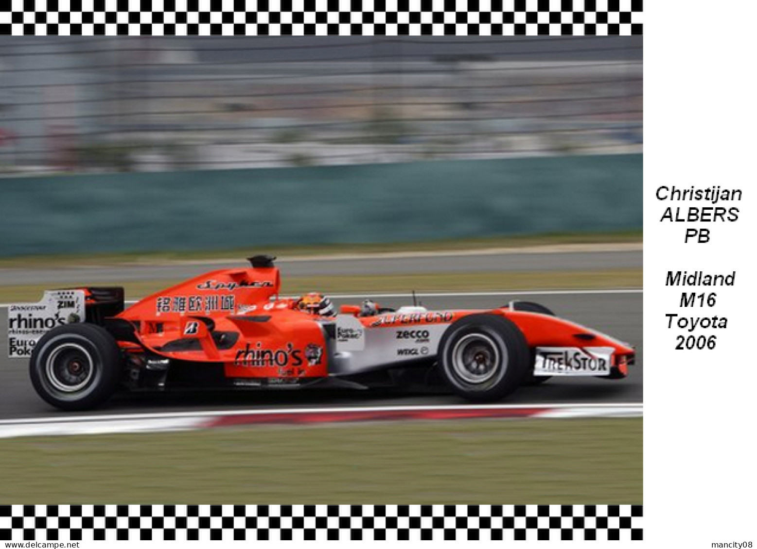 Christijan  Alberts  -  Midlandi  M16  2006 - Grand Prix / F1