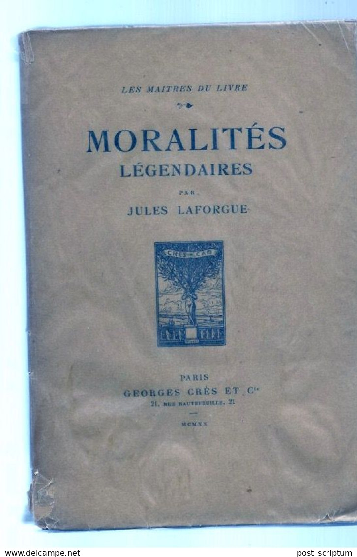 Livre - Moralités Légendaires Par Jules Laforgue - Auteurs Classiques