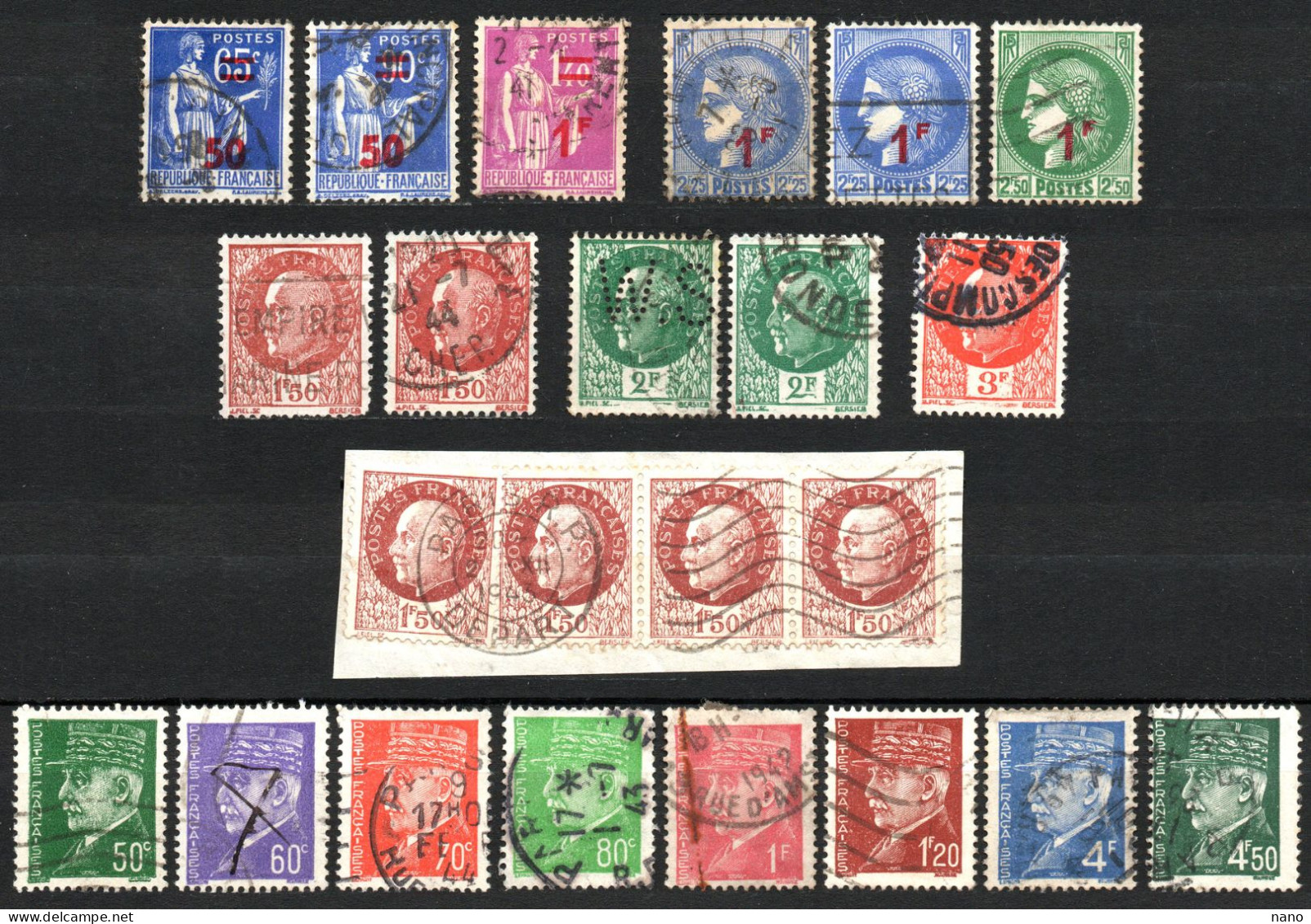 Année 1941 - 23 Timbres - Oblitérés - Usados