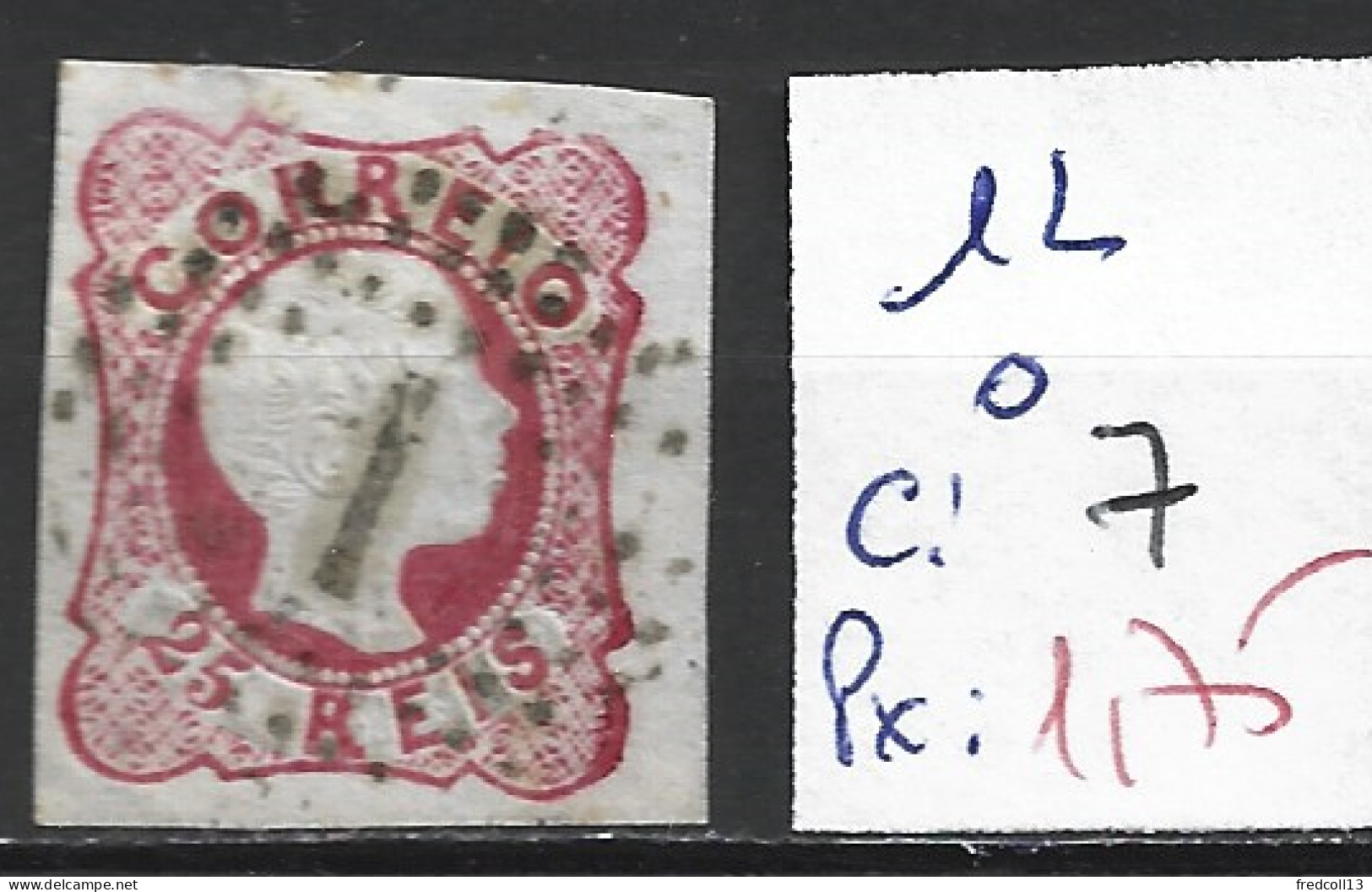 PORTUGAL 12 Oblitéré Côte 7 € - Used Stamps