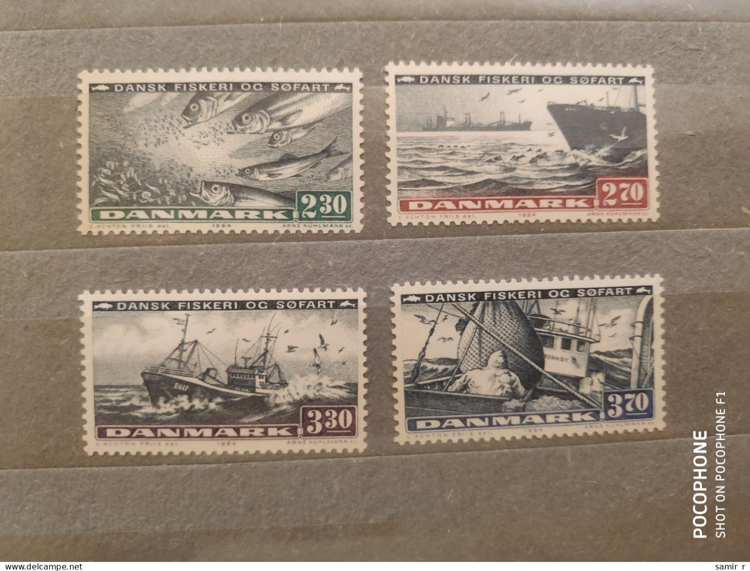 1984	Denmark	Fishes (F84) - Unused Stamps