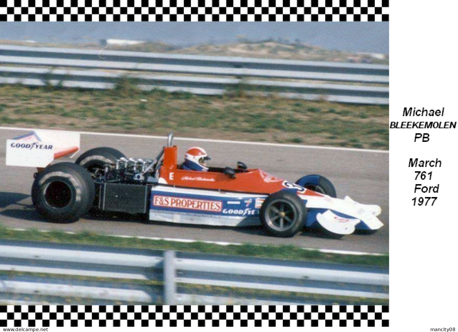 Michael  Bleekemolen  -  March  761  1977 - Grand Prix / F1