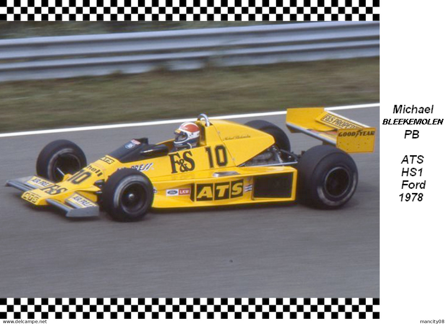 Michael  Bleekemolen  -  ATS  HS1  1978 - Grand Prix / F1