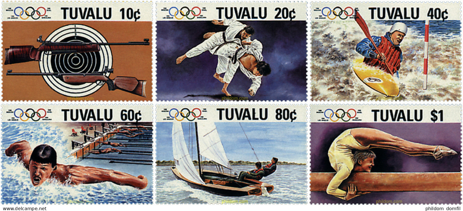 726985 HINGED TUVALU 1988 24 JUEGOS OLIMPICOS VERANO SEUL 1988 - Tuvalu (fr. Elliceinseln)