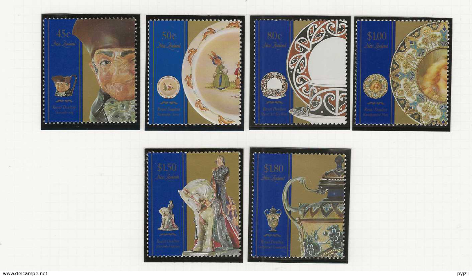 1993 MNH New Zealand Mi 1267-72 Postfris** - Unused Stamps