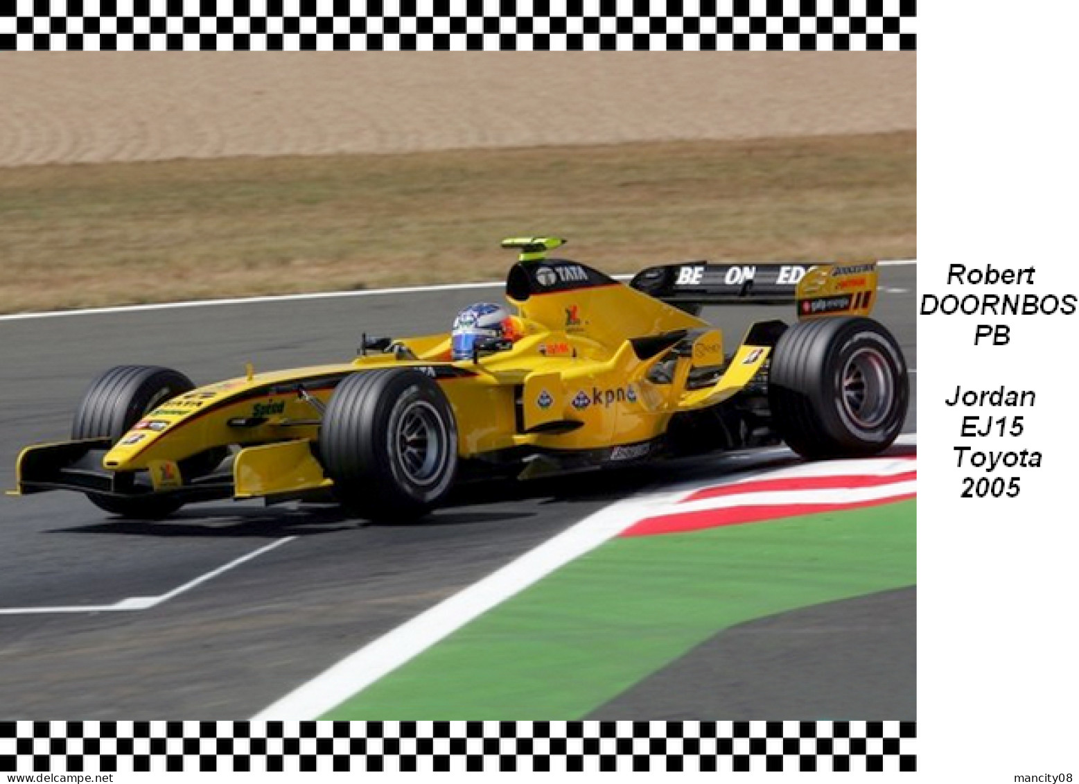 Robert  Dooenbos  -  Jordan  EJ15  2005 - Grand Prix / F1