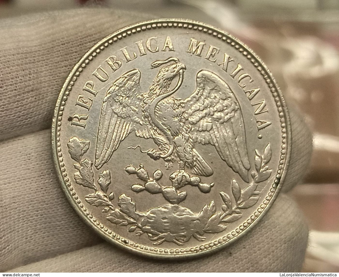 México 1 Peso 1901 Mo AM Km 409.2 Plata - Mexique