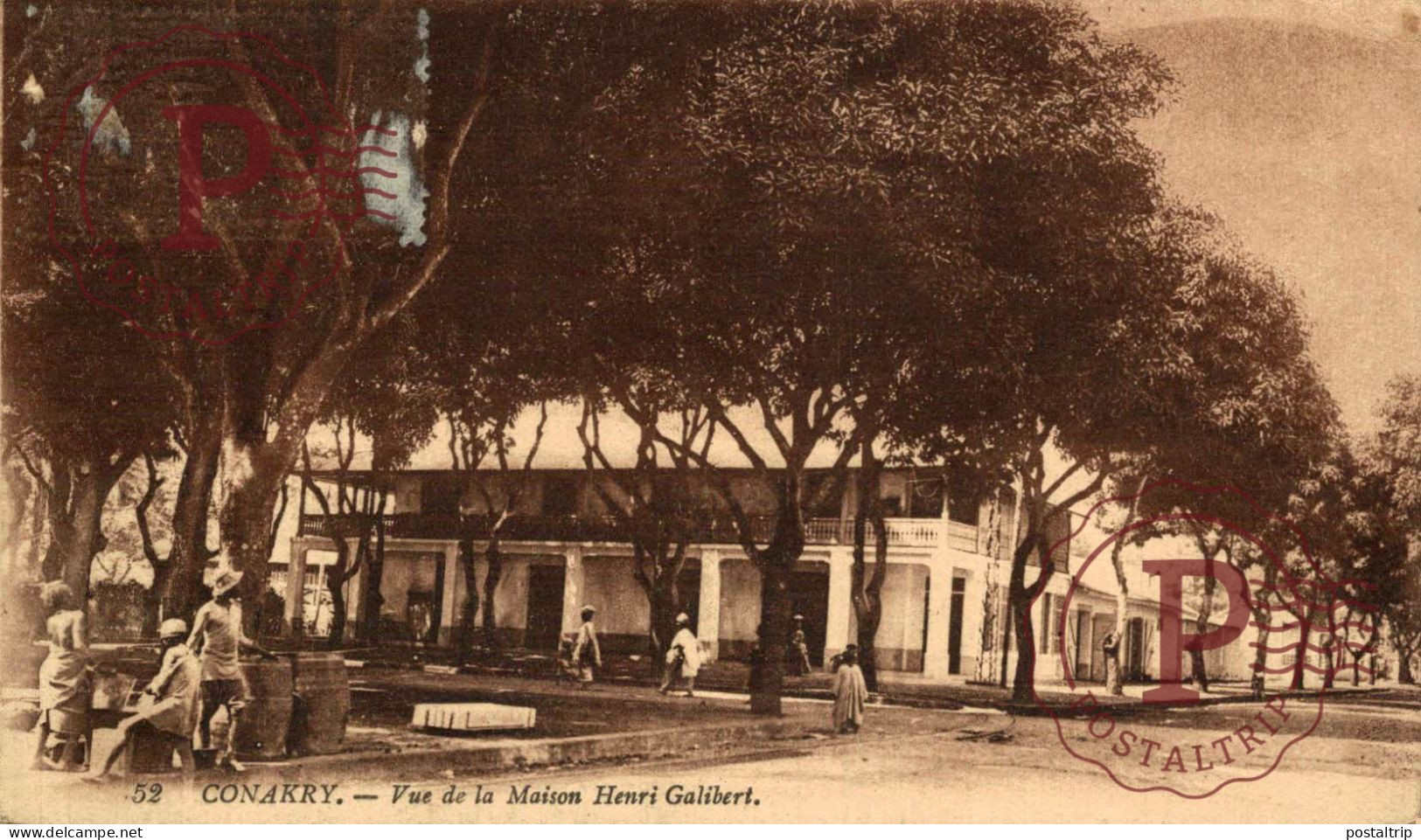 GUINEA. GUINEE FRANÇAISE. CONAKRY Vue De La Maison Henri Galibert - Guinée Française