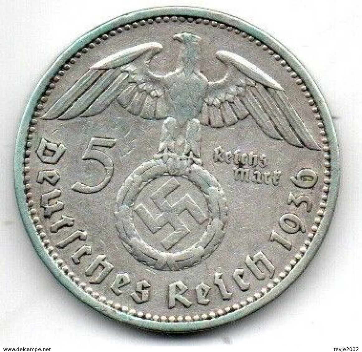 Deutsches Reich - 5 Mark - 1936 - A - Silber - Hindenburg - 5 Reichsmark