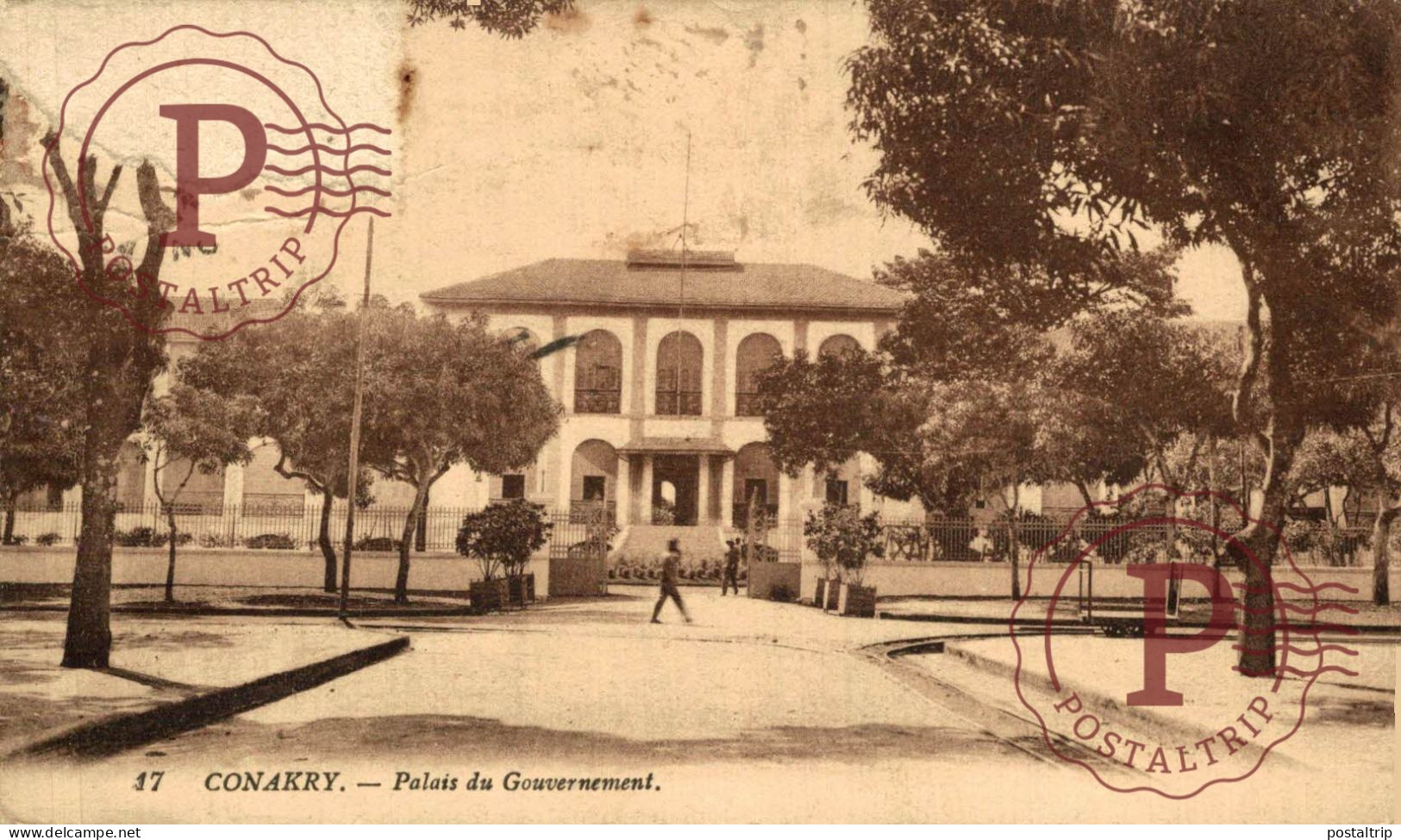 GUINEA. GUINEE FRANÇAISE. CONAKRY PALAIS DU GOUVERNEMENT. - Guinée Française