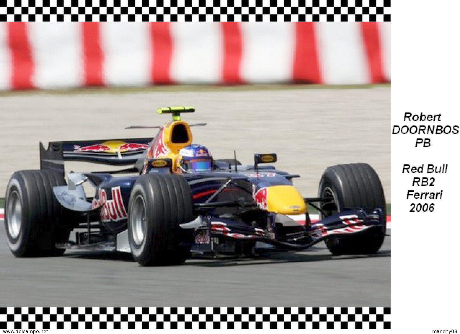 Robert  Dooenbos  -  Red Bull RB2  2006 - Grand Prix / F1