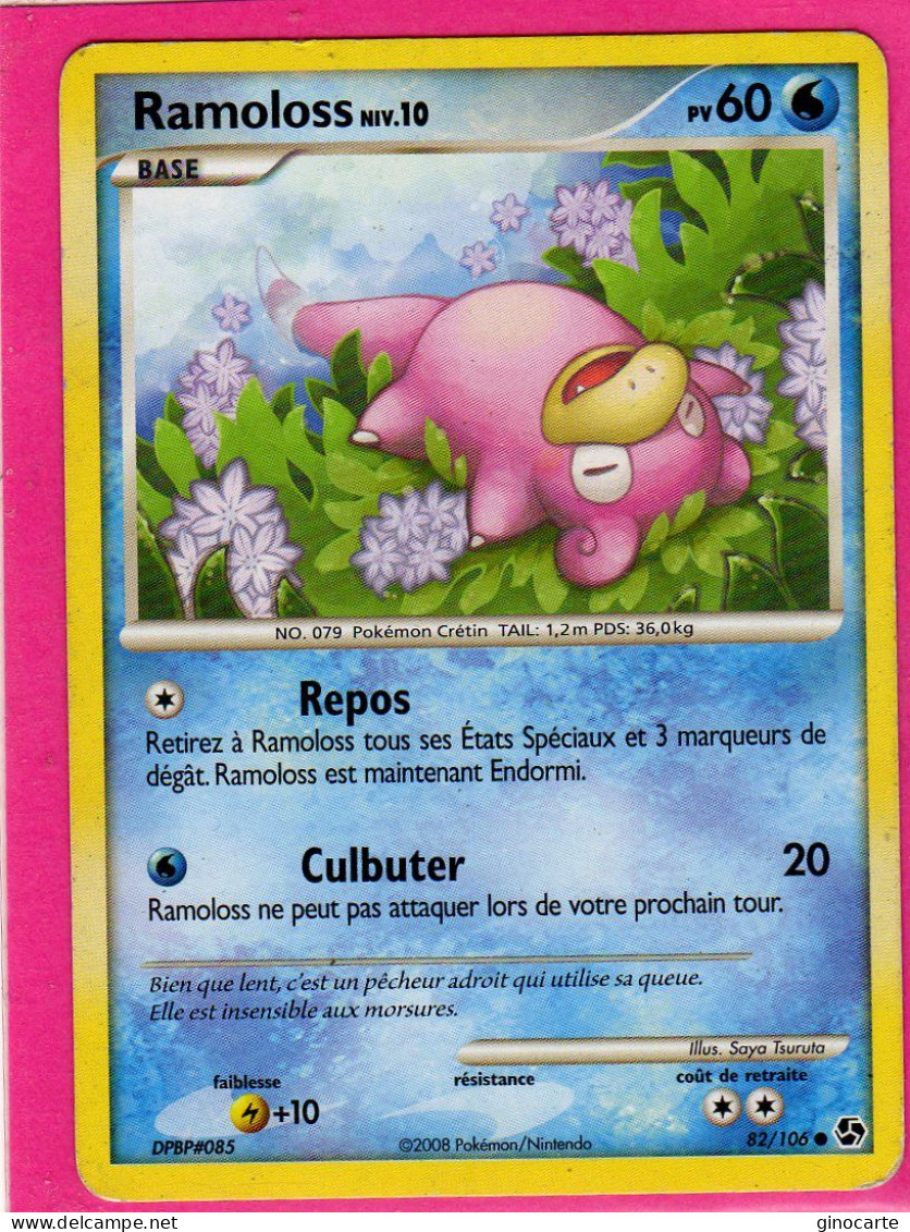 Carte Pokemon 2008 Diamant Et Perle Duel Au Sommet 82/106 Ramoloss 60pv Occasion - Diamant & Perle