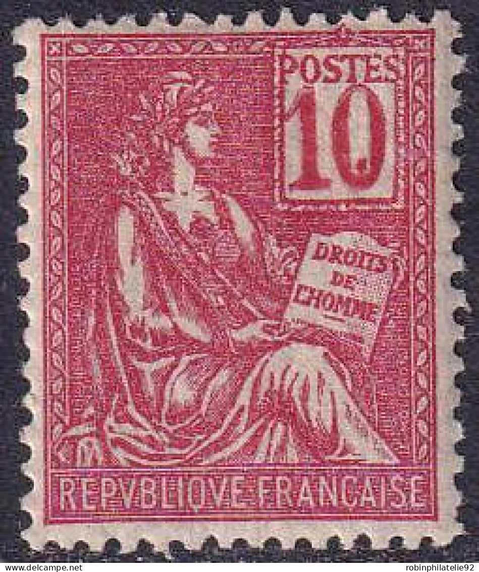 France XX ème Siècle N°112 10c Rose  Qualité:** - 1900-02 Mouchon