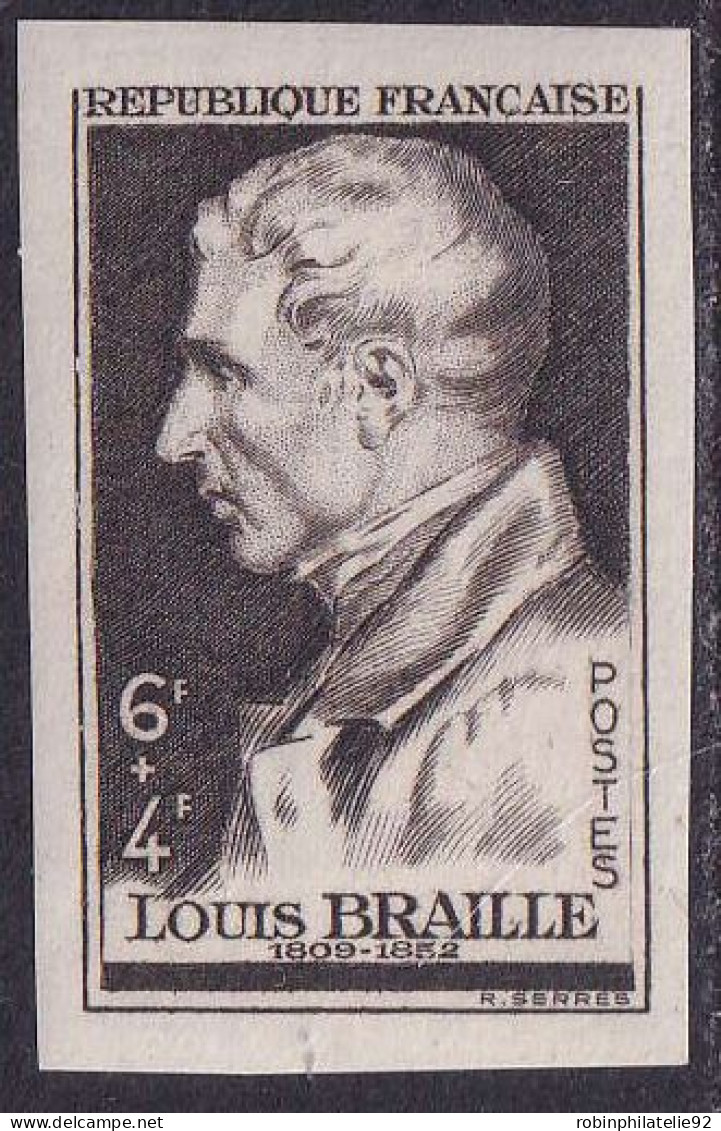 France Essais De Couleur N°793 Louis Braille   Essai Bdf Qualité:** - Andere & Zonder Classificatie
