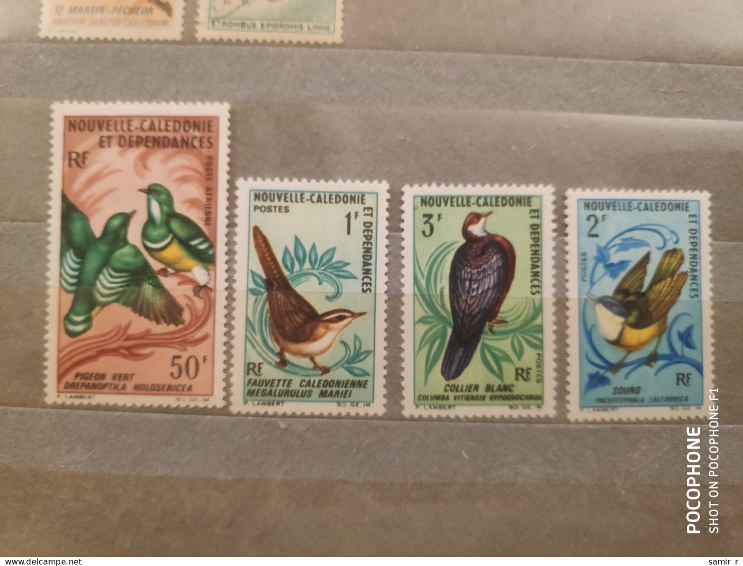1967	New Caledonia	Birds (F84) - Unused Stamps