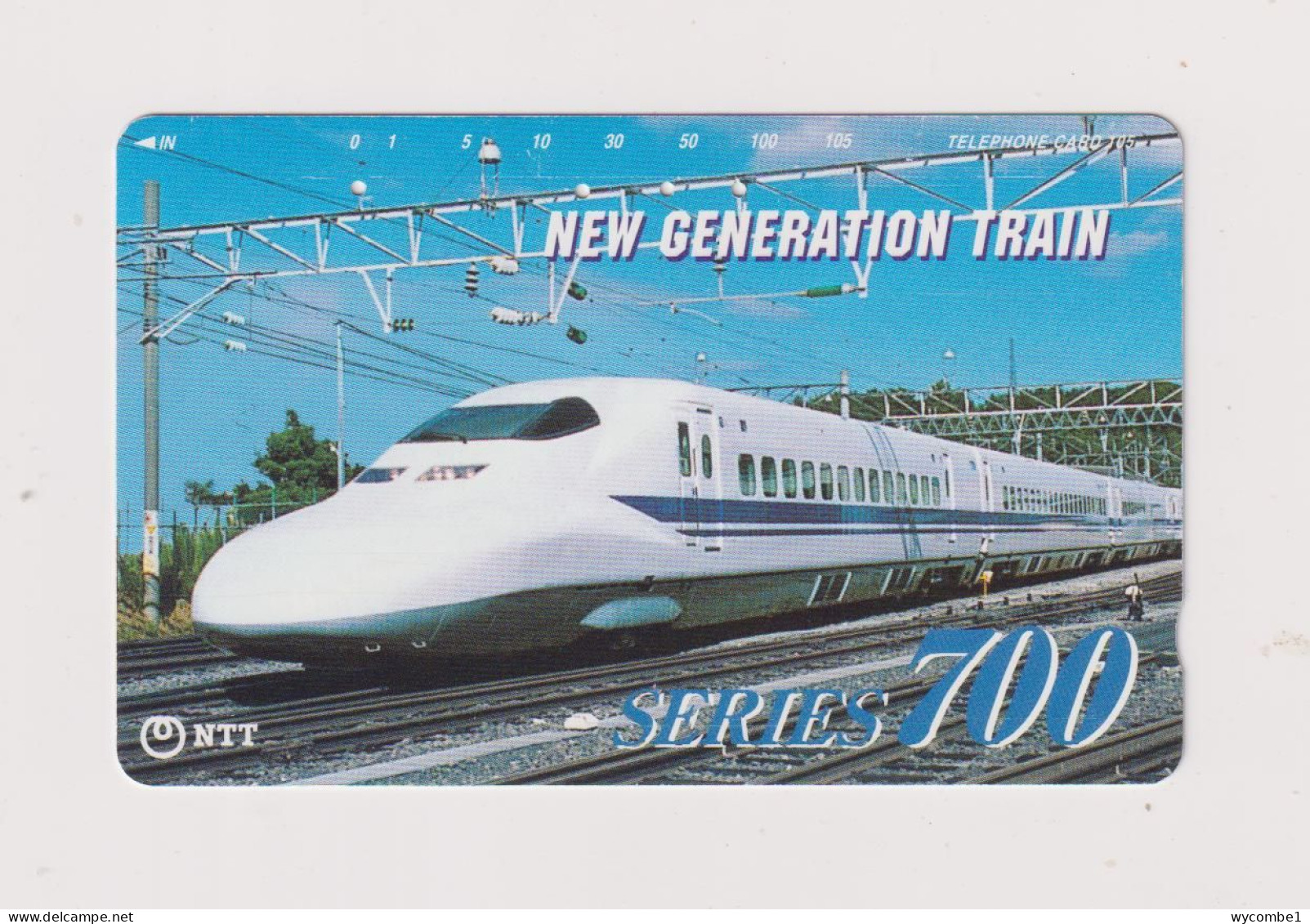 JAPAN -   Railway Train Magnetic Phonecard - Japan