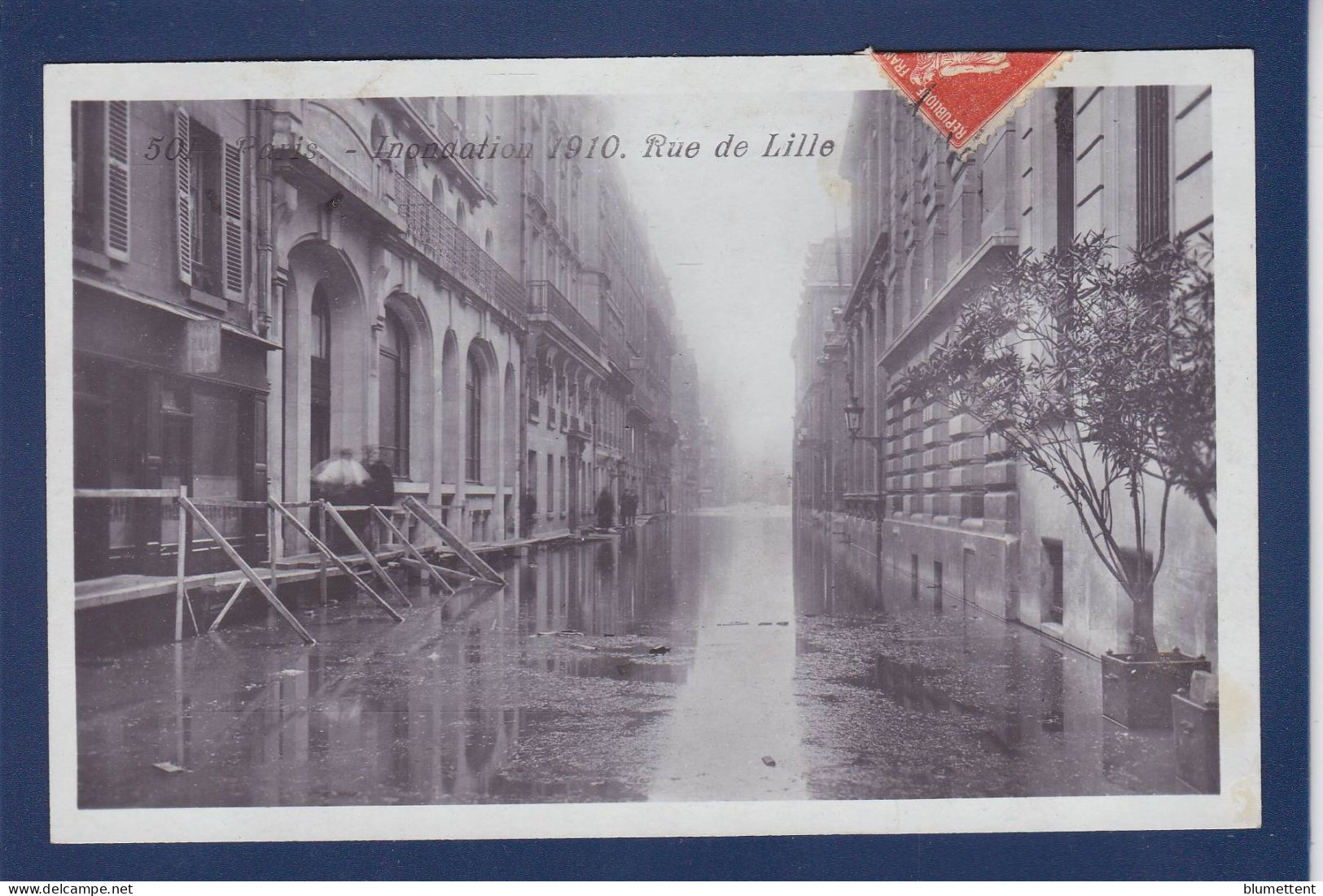 CPA 1 Euro [75] Paris > Inondations De 1910 Prix De Départ 1 Euro Timbrée Non Circulée - Paris Flood, 1910