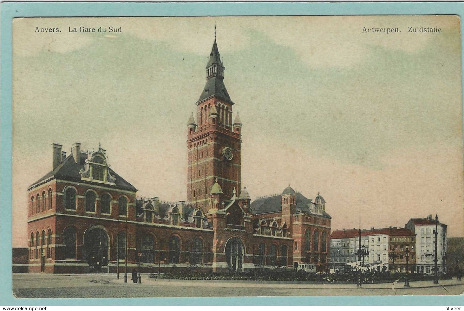 Zichtkaart ANTWERPEN Met Noodstempel BORGERHOUT - 1919 - Noodstempels (1919)