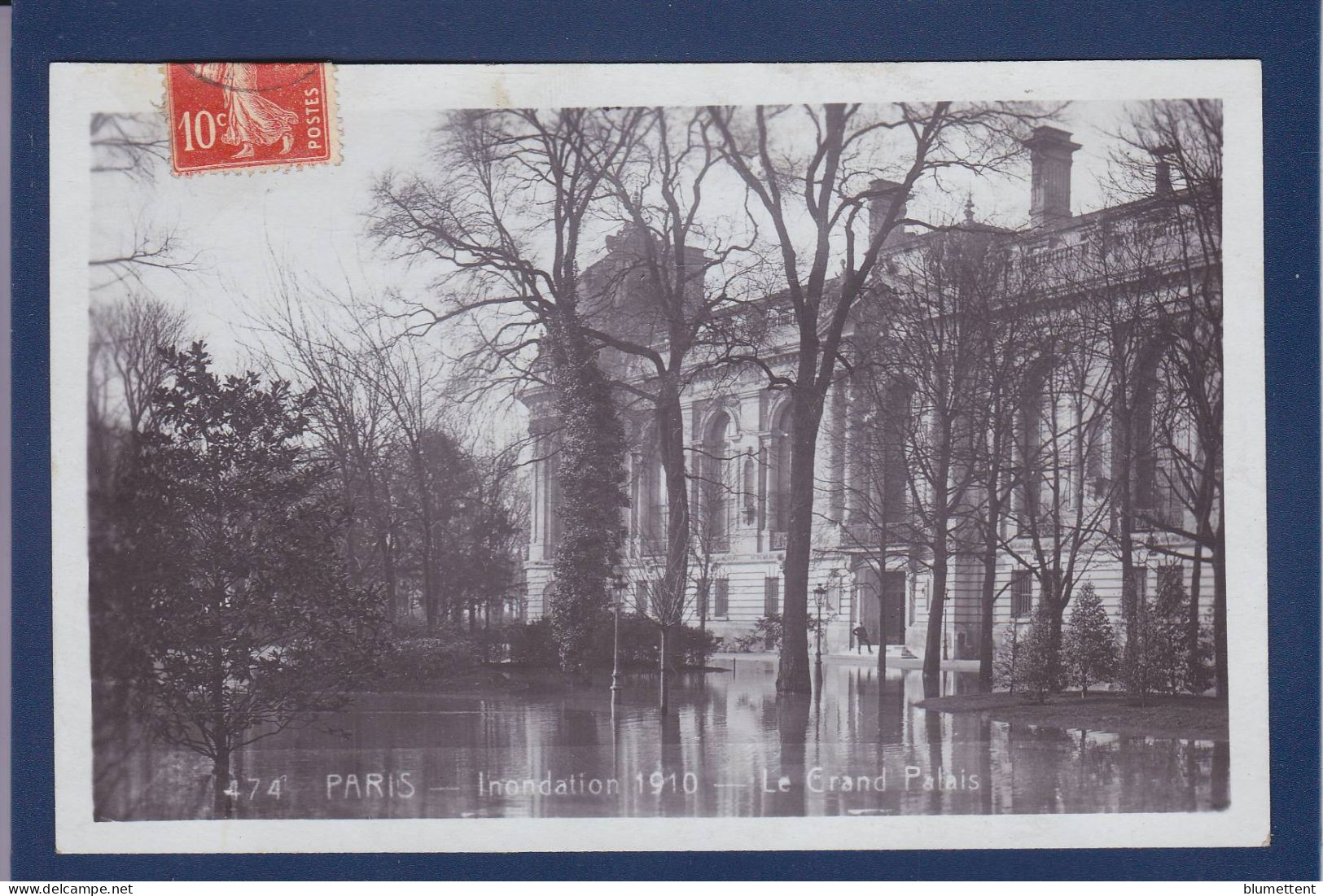 CPA 1 Euro [75] Paris > Inondations De 1910 Prix De Départ 1 Euro Timbrée Non Circulée - Überschwemmung 1910