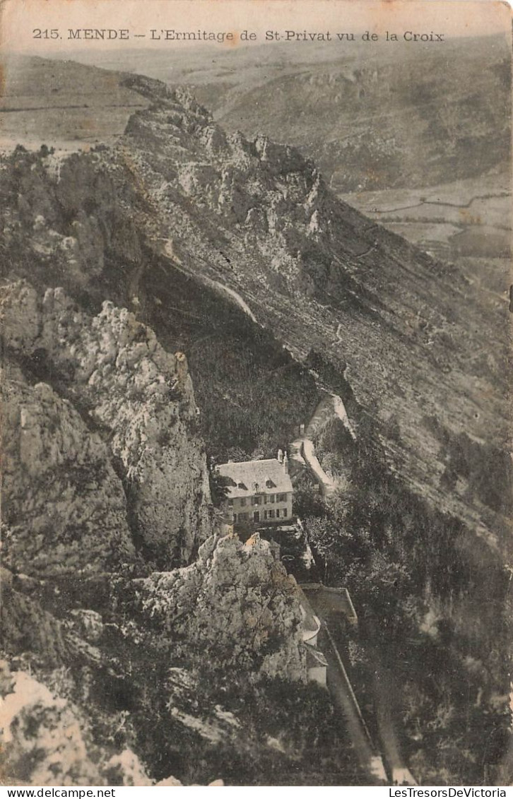 FRANCE - Mende - L'Ermitage De St Privat Vu De La Croix - Carte Postale Ancienne - Mende