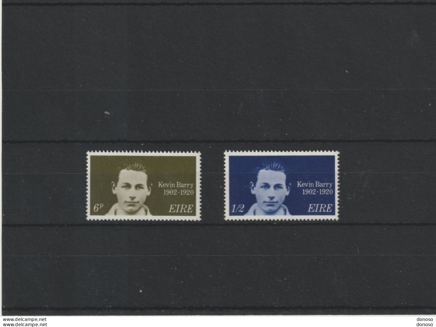 IRLANDE 1970 Kevin Barry Yvert  250-251, Michel 248-249 NEUF** MNH - Unused Stamps