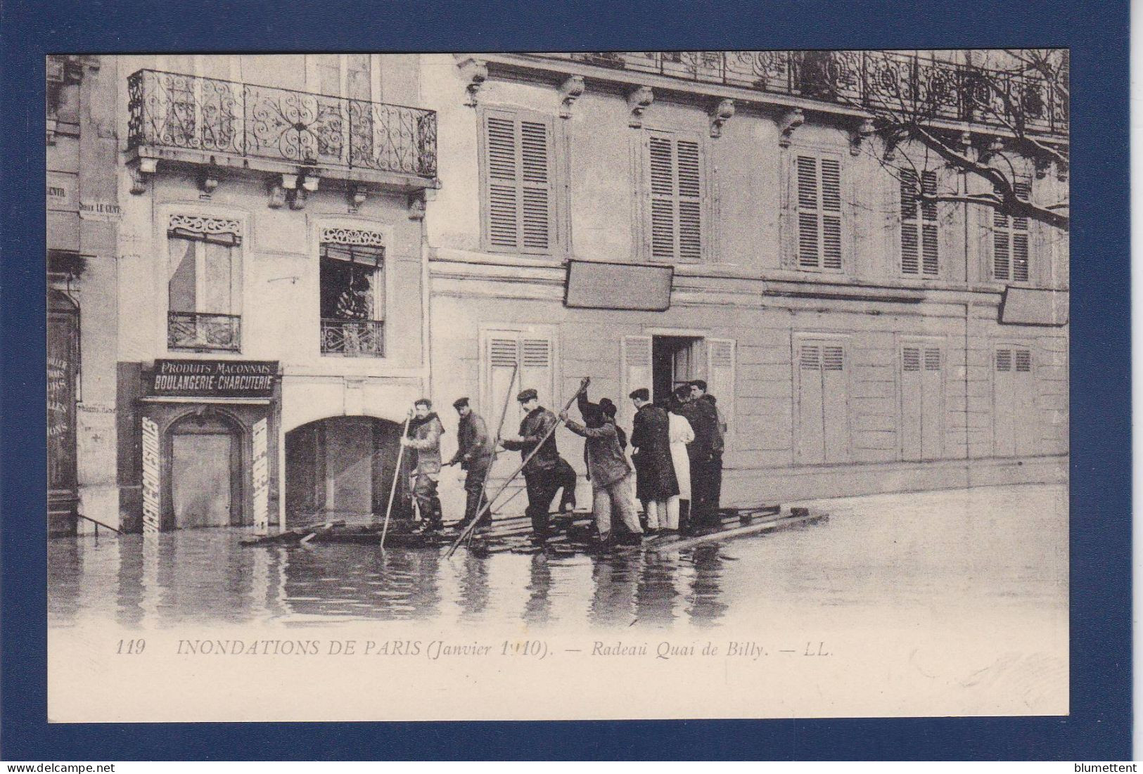 CPA 1 Euro [75] Paris > Inondations De 1910 Prix De Départ 1 Euro Non Circulée - Inondations De 1910