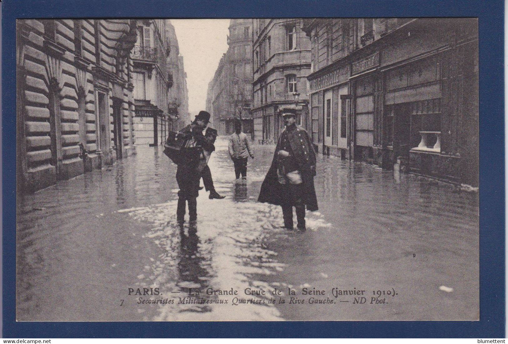 CPA 1 Euro [75] Paris > Inondations De 1910 Prix De Départ 1 Euro Non Circulée - Inondations De 1910