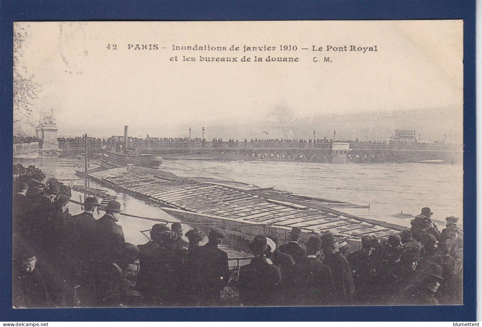 CPA 1 Euro [75] Paris > Inondations De 1910 Prix De Départ 1 Euro Non Circulée - Inondations De 1910