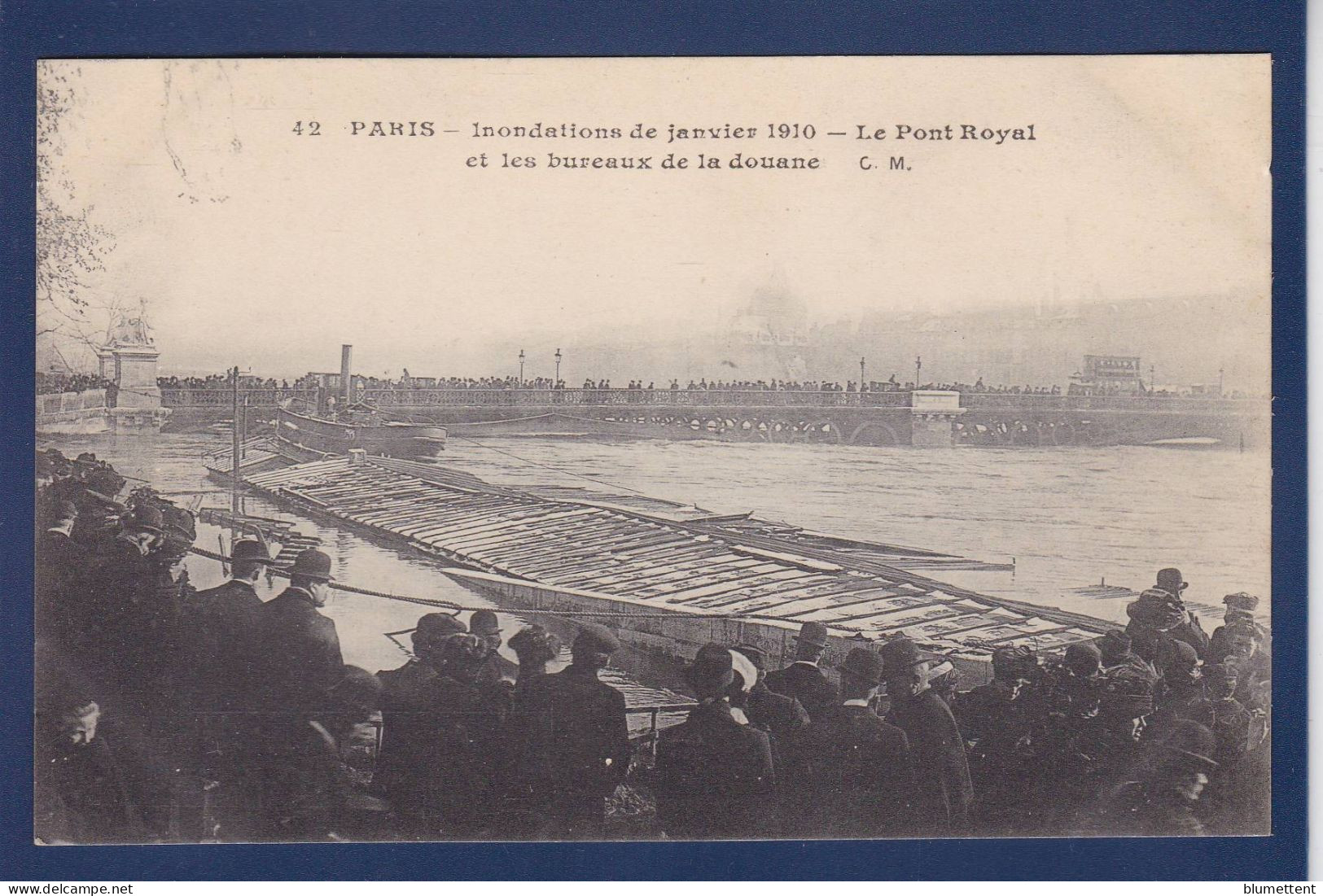 CPA 1 Euro [75] Paris > Inondations De 1910 Prix De Départ 1 Euro Non Circulée - Paris Flood, 1910