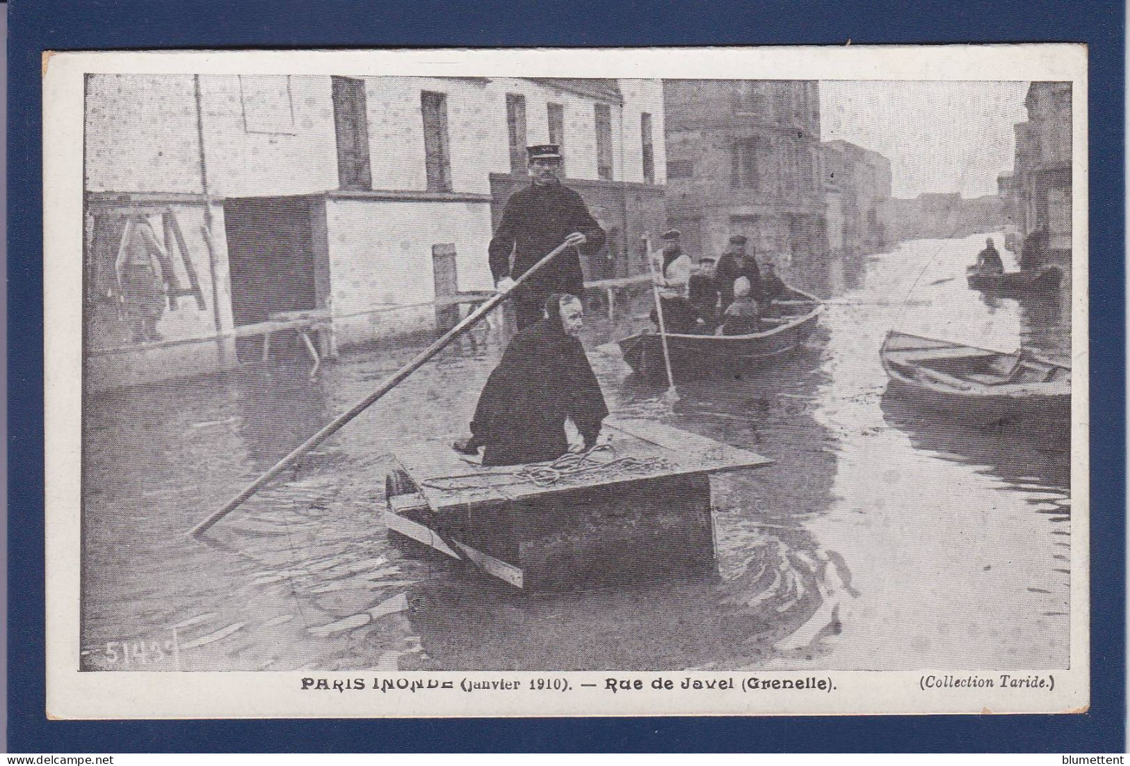 CPA 1 Euro [75] Paris > Inondations De 1910 Prix De Départ 1 Euro Non Circulée - Inondations De 1910