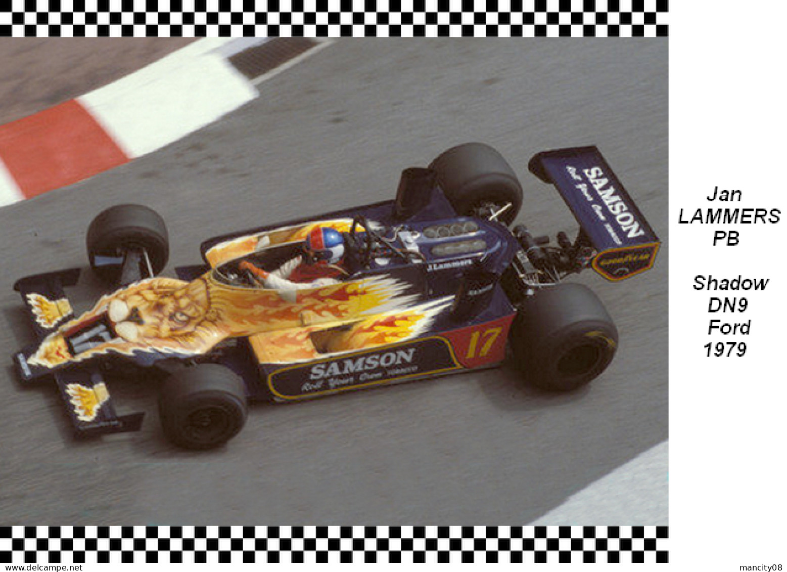 Jan Lammers  -  Shadow DN9 1979 - Grand Prix / F1