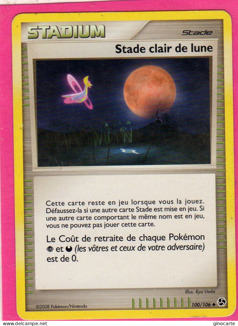 Carte Pokemon 2008 Diamant Et Perle Duel Au Sommet 100/106 Stade Clair De Lune Occasion - Diamant & Perle