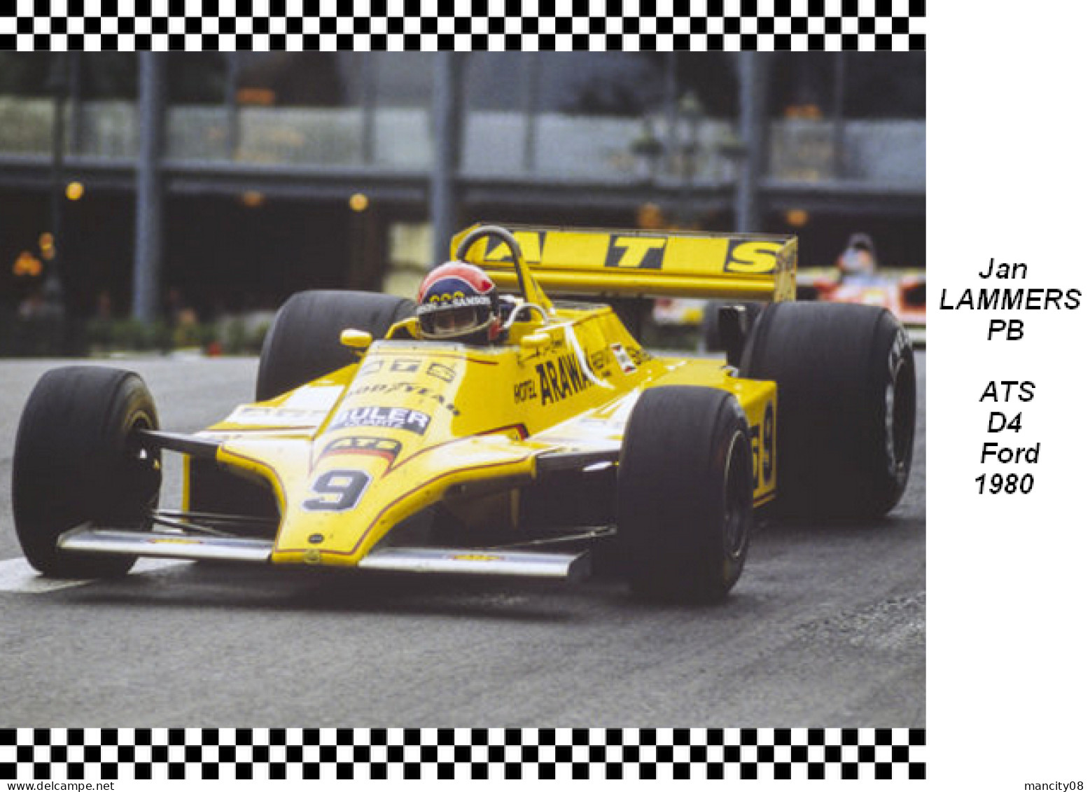 Jan Lammers  -  ATS D4 1980 - Grand Prix / F1