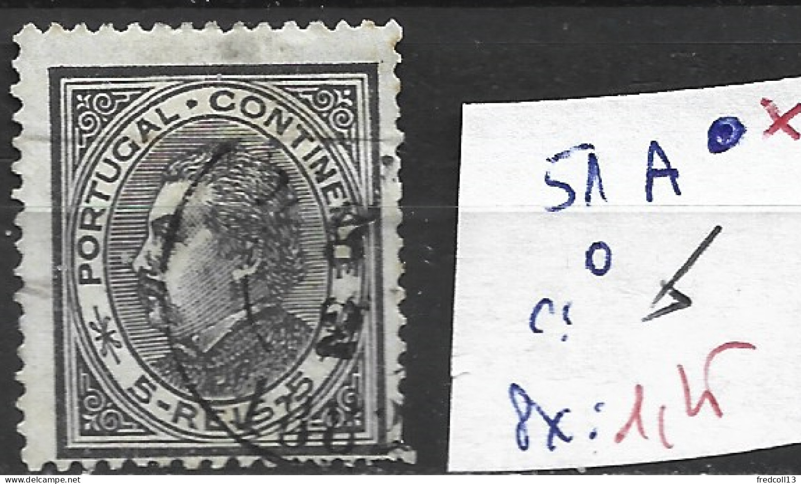 PORTUGAL 51A Oblitéré Côte 5 € - Oblitérés