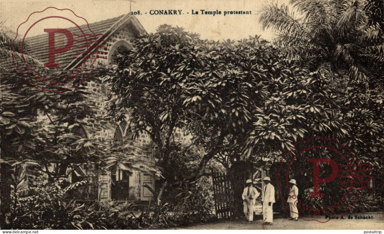 GUINEA. GUINEE FRANÇAISE. CONAKRY. TEMPLE PROTESTANT - Guinée Française