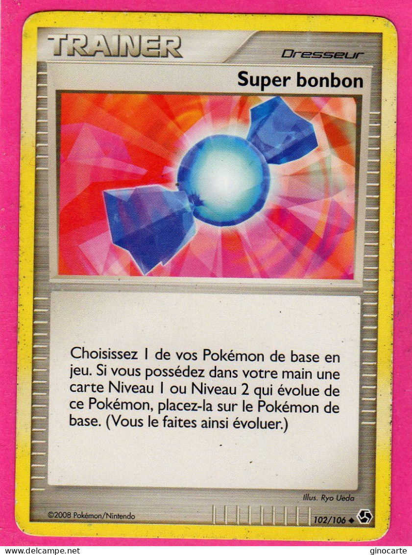 Carte Pokemon 2008 Diamant Et Perle Duel Au Sommet 102/106 Super Bonbon Bon Etat - Diamante E Perla