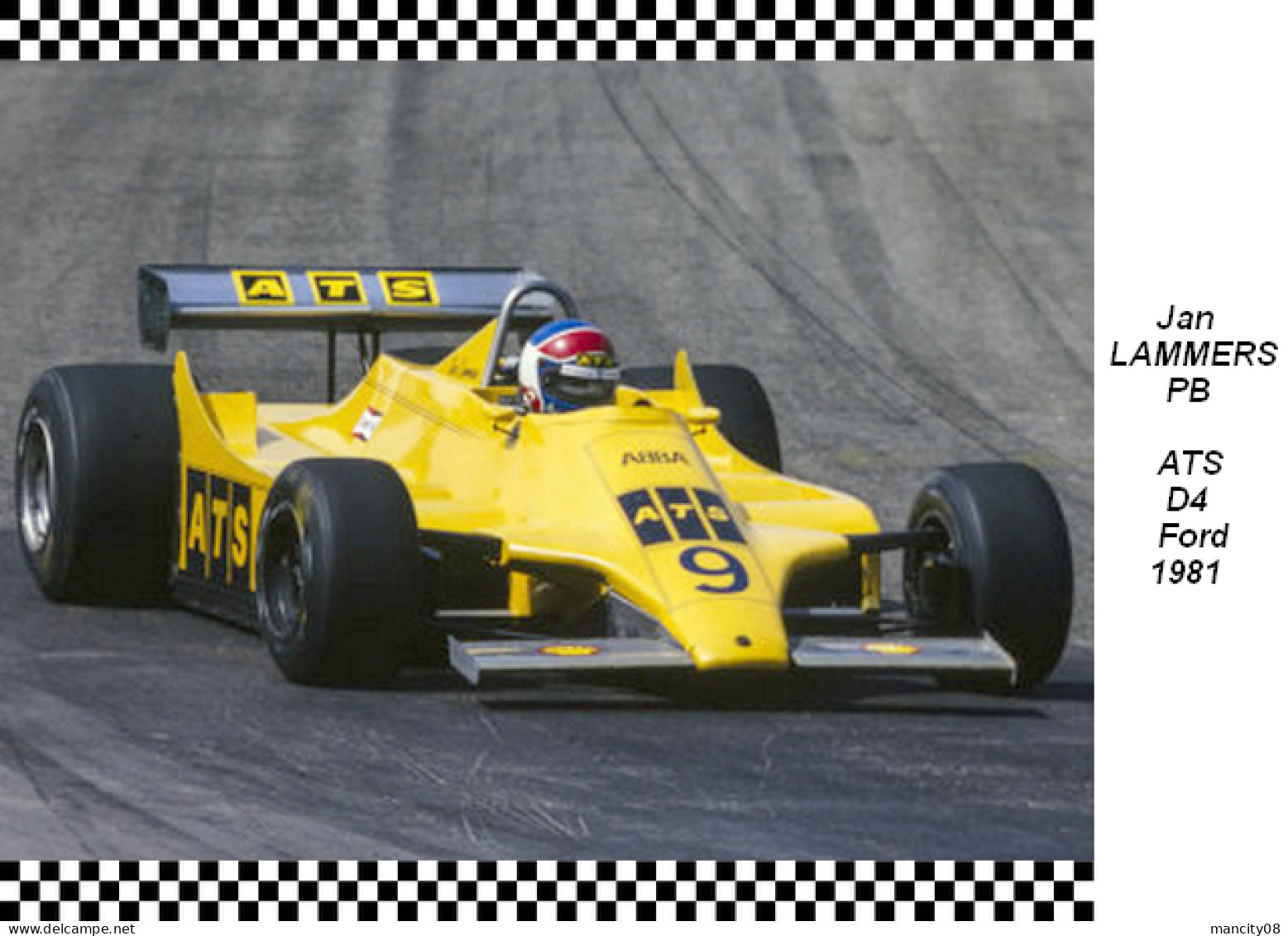 Jan Lammers  -  ATS D4 1981 - Grand Prix / F1