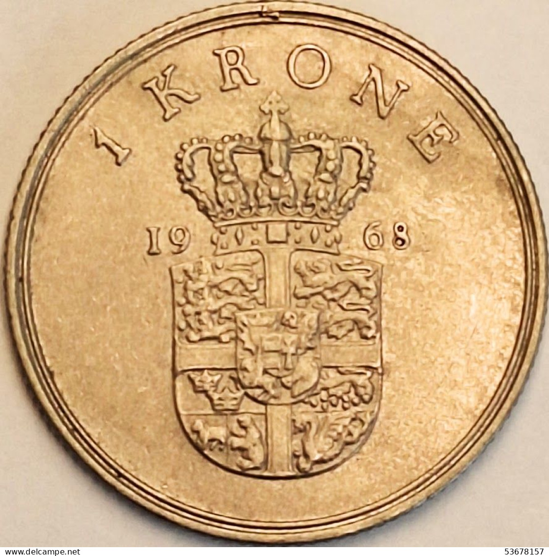Denmark - Krone 1968, KM# 851.1 (#3780) - Denmark