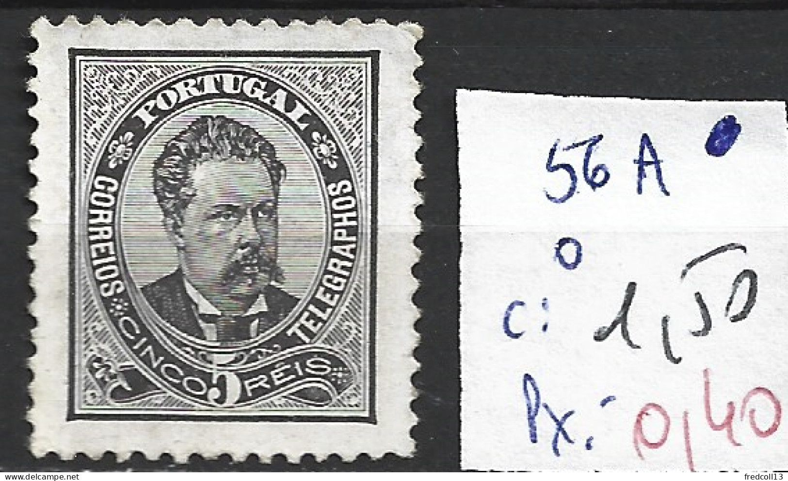 PORTUGAL 56A Oblitéré Côte 1.50 € - Used Stamps