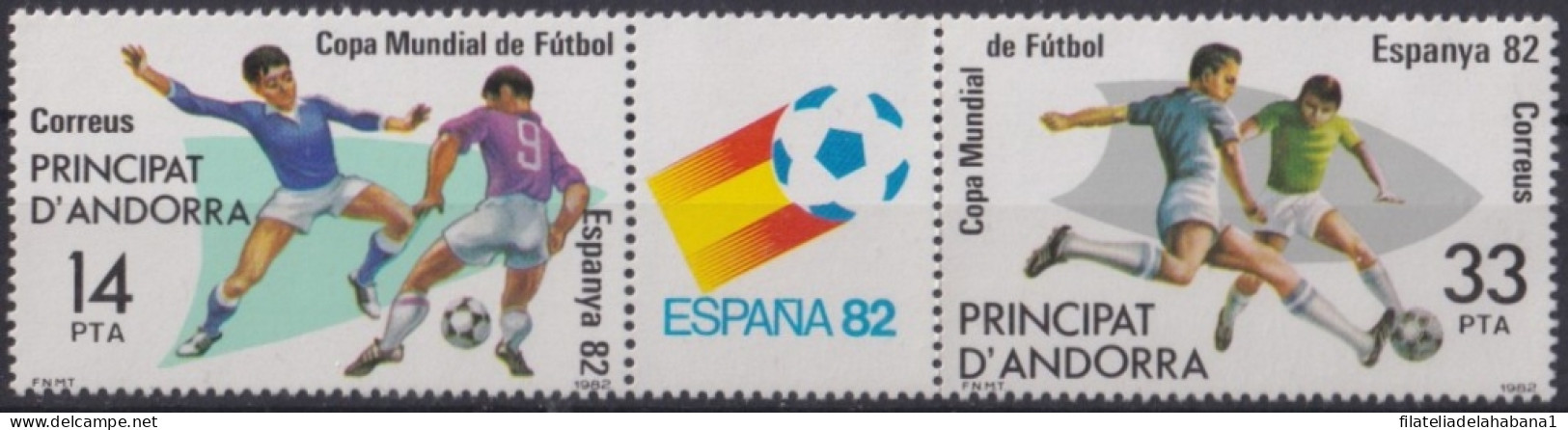 F-EX48948 ANDORRA MNH 1982 SPAIN SOCCER FOOTBALL WORLD CHAMPIONSHIP. - 1982 – Spain